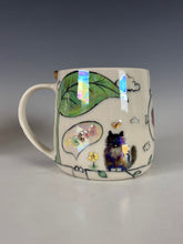 Load image into Gallery viewer, Wheel Thrown and Hand Decorative Porcelain Mug