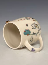 Load image into Gallery viewer, Wheel Thrown and Hand Decorative Porcelain Mug