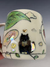 Load image into Gallery viewer, Wheel Thrown and Hand Decorative Porcelain Mug