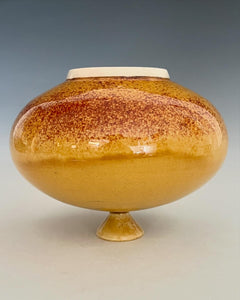 Wheel thrown Ceramic Vase by Galaxy Clay Fine Art