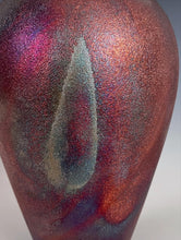 Load image into Gallery viewer, Wheel Thrown Raku Vase by Galaxy Clay Fine Art
