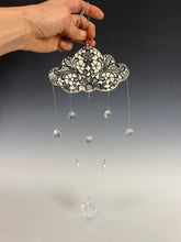 Load image into Gallery viewer, Handmade Porcelain Sun-catcher with MOP Luster