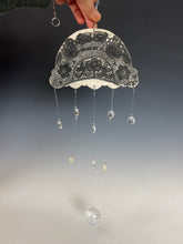 Load image into Gallery viewer, Handmade Porcelain Sun-catcher with MOP Luster