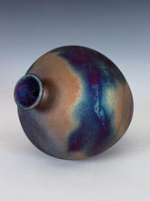 Load image into Gallery viewer, Wheel Thrown Raku Vase by Galaxy Clay Fine Art
