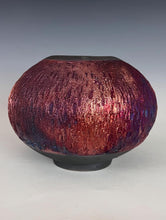 Load image into Gallery viewer, Wheel Thrown Raku Vase by Galaxy Clay Fine Art