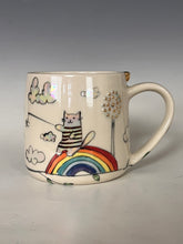 Load image into Gallery viewer, Wheel Thrown and Hand Decorative Porcelain Mug