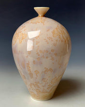 Load image into Gallery viewer, Wheel thrown Ceramic Crystallin Vase by Galaxy Clay Fine Art