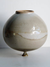 Load image into Gallery viewer, Original Korean Pottery Wheel Thrown Vase stoneware Galaxy Clay Fine Art Ceramics