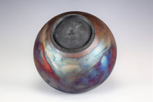 Load image into Gallery viewer, Original Korean Pottery Wheel Thrown Raku Vase Fine Art Ceramics by Galaxy Clay