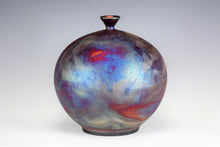Load image into Gallery viewer, Original Korean Pottery Wheel Thrown Raku Vase Fine Art Ceramics by Galaxy Clay