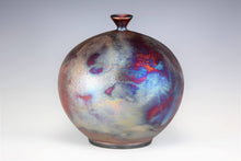 Load image into Gallery viewer, Original Korean Pottery Wheel Thrown Raku Vase Fine Art Ceramics by Galaxy Clay