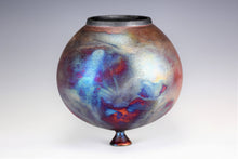 Load image into Gallery viewer, Original Korean Pottery Wheel Thrown Raku Vase Fine Art Ceramics by Galaxy Clay