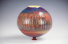 Load image into Gallery viewer, Original Korean Pottery Wheel Thrown Vase stoneware Galaxy Clay Fine Art Ceramics