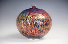 Load image into Gallery viewer, Original Korean Pottery Wheel Thrown Vase stoneware Galaxy Clay Fine Art Ceramics