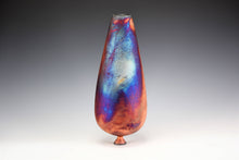 Load image into Gallery viewer, Original Korean Pottery Wheel Thrown Raku Vase Fine Art Ceramics by Galaxy Clay