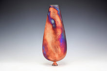 Load image into Gallery viewer, Original Korean Pottery Wheel Thrown Raku Vase Fine Art Ceramics by Galaxy Clay