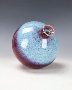 Original Korean Pottery Wheel Thrown Vase stoneware Galaxy Clay Fine Art Ceramics
