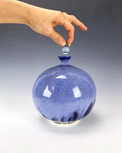 Load image into Gallery viewer, Original Korean Pottery Wheel Thrown Vase stoneware Galaxy Clay Fine Art Ceramics