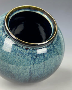 Korean Traditional Wheel Thrown Moon Jar by Galaxy Clay Fine Art