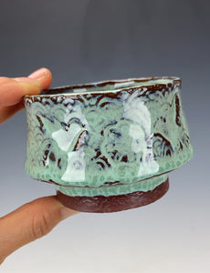 Wheel thrown and hand crafted Planter #23