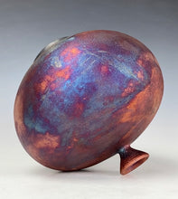 Load image into Gallery viewer, Ceramic Raku Vase Fine Art by Galaxy Clay