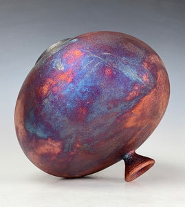 Ceramic Raku Vase Fine Art by Galaxy Clay