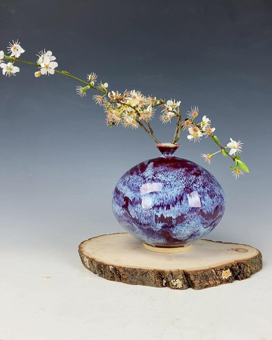Ceramic Wheel thrown Vessel by Galaxy Clay Fine Art