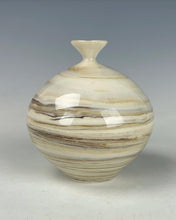 Load image into Gallery viewer, Wheel Thrown Ceramic Marbled Vase by Galaxy Clay Fine Art