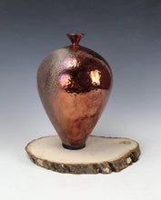 Load image into Gallery viewer, Ceramic Wheel thrown Raku Vase