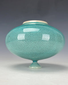 Wheel thrown Ceramic Vase by Galaxy Clay Fine Art