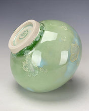 Load image into Gallery viewer, Wheel thrown Ceramic Crystallin Vase by Galaxy Clay Fine Art