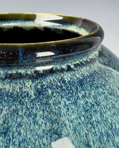 Korean Traditional Wheel Thrown Moon Jar by Galaxy Clay Fine Art