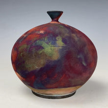Load image into Gallery viewer, Wheel Thrown Ceramic Raku Vessel Fine Art by Galaxy Clay