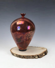 Load image into Gallery viewer, Ceramic Wheel thrown Raku Vase