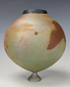 Ceramic Raku Vase Fine Art by Galaxy clay
