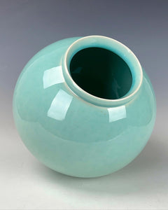 Korean Traditional Wheel thrown Moon Jar by Galaxy Clay Fine Art