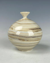 Load image into Gallery viewer, Wheel Thrown Ceramic Marbled Vase by Galaxy Clay Fine Art
