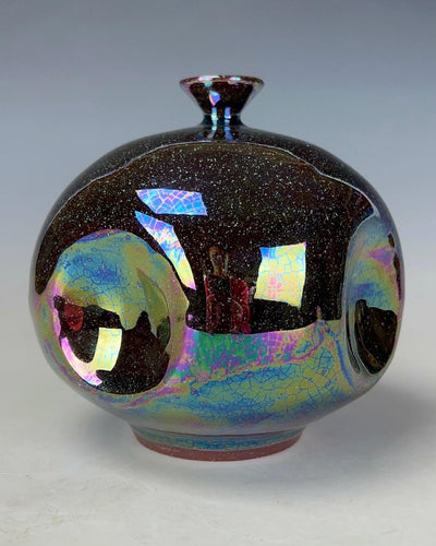 Ceramic Decorative Porcelain Vase with MOP luster