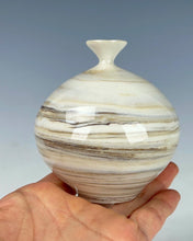 Load image into Gallery viewer, Wheel Thrown Ceramic Marbled Vase by Galaxy Clay Fine Art