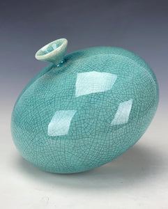 Wheel thrown Ceramic Vase by Galaxy Clay Fine Art