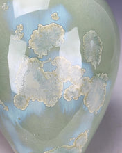 Load image into Gallery viewer, Wheel thrown Ceramic Crystallin Vase by Galaxy Clay Fine Art