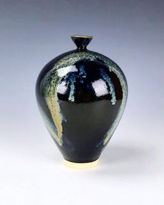 Elegant Ceramic Wheel thrown Vase by Galaxy Clay Fine Art