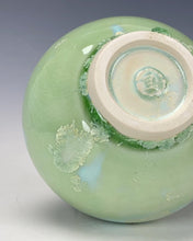 Load image into Gallery viewer, Wheel thrown Ceramic Crystallin Vase by Galaxy Clay Fine Art