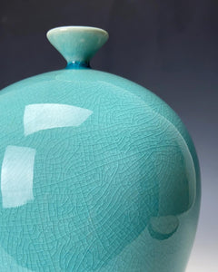Wheel thrown Ceramic Vase by Galaxy Clay Fine Art