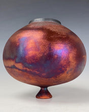 Load image into Gallery viewer, Ceramic Raku Vase Fine Art by Galaxy Clay