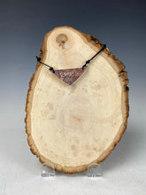 Load image into Gallery viewer, Ceramic Hand Carved Porcelain Necklace filled with Glass Frit by Galaxy Clay