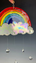 Load image into Gallery viewer, Handmade Porcelain Sun-catcher with MOP Luster