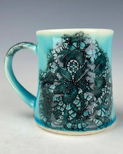 Load image into Gallery viewer, Wheel Thrown and Hand Decorative Porcelain Mug