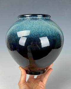 Korean Traditional Wheel Thrown Moon Jar by Galaxy Clay Fine Art