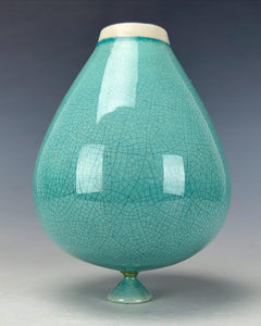 Wheel thrown Ceramic Vase by Galaxy Clay Fine Art